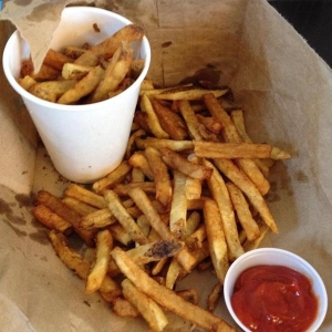 Five Guy's Fries Portion Sizes